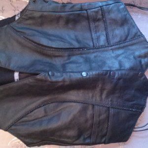 Leather vest